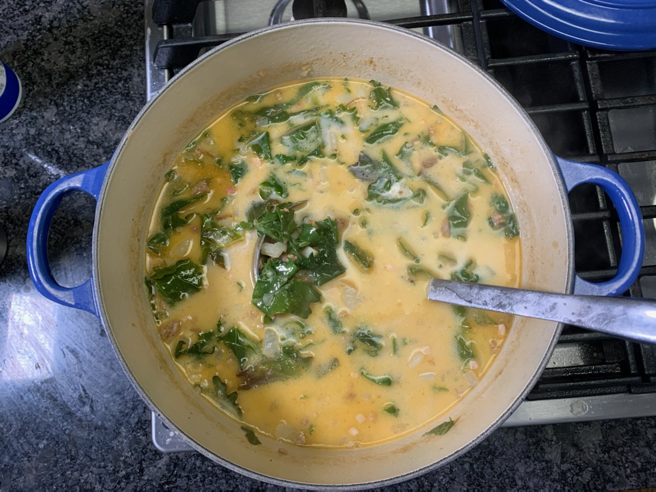 One Pot Sausage Potato Kale Soup